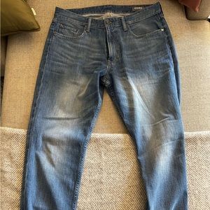 Bonobos “The Blue Jean” in faded light wash 35 x 34 Athletic fit